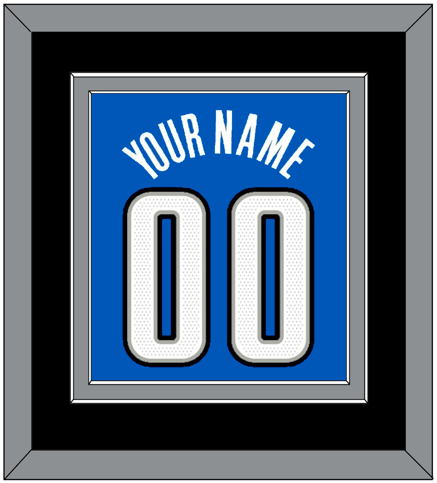 Orlando Name & Number - Blue Statement (2019-2023) - Signature Tier 3