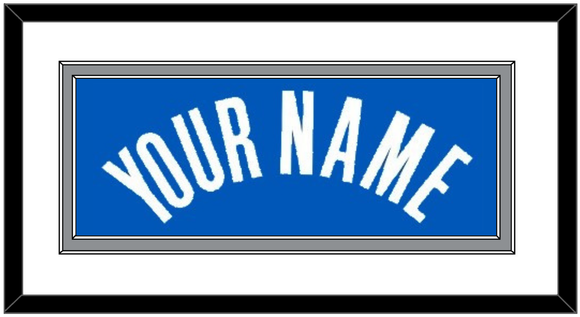 Orlando Name - Blue Statement - Double Mat 1
