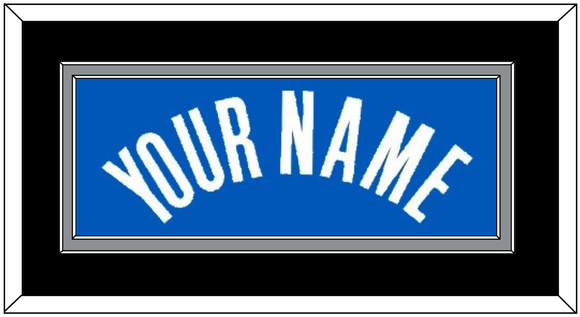 Orlando Name - Blue Statement - Double Mat 3