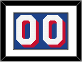 Philadelphia Number - Blue Icon - Single Mat 1