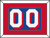 Philadelphia Number - Blue Icon - Single Mat 2