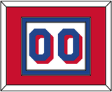 Philadelphia Number - White Association - Double Mat 3