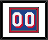 Philadelphia Number - Blue Icon - Double Mat 1