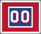 Philadelphia Number - Blue Icon - Double Mat 2