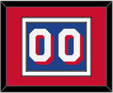 Philadelphia Number - Blue Icon - Double Mat 2