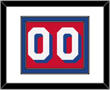 Philadelphia Number - Red Statement - Double Mat 1