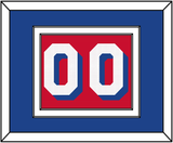 Philadelphia Number - Red Statement - Double Mat 2