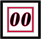 Philadelphia Number - Home White (1997-2009) - Double Mat 1