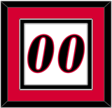 Philadelphia Number - Home White (1997-2009) - Double Mat 3