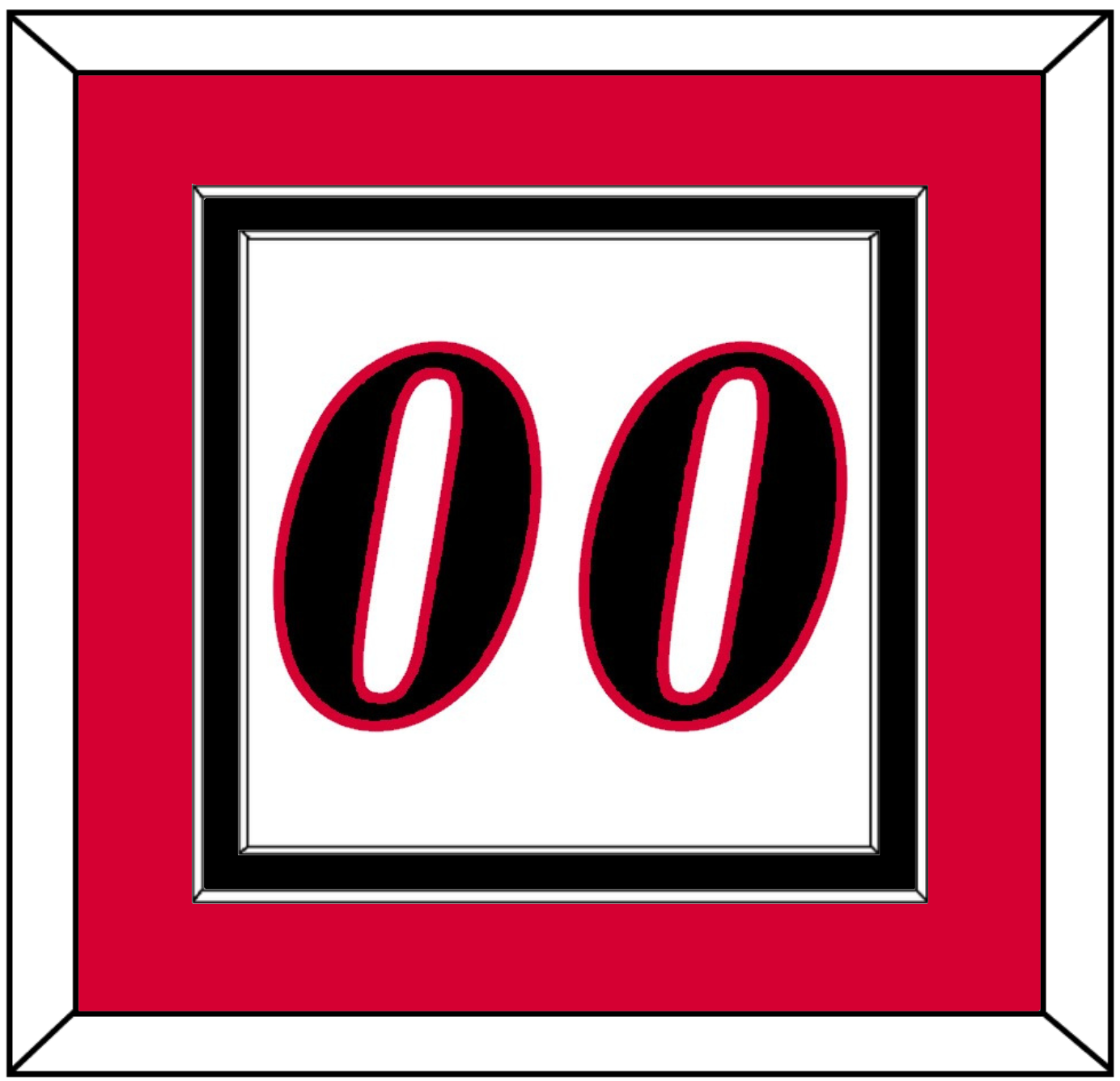 Philadelphia Number - Home White (1997-2009) - Signature Tier 3