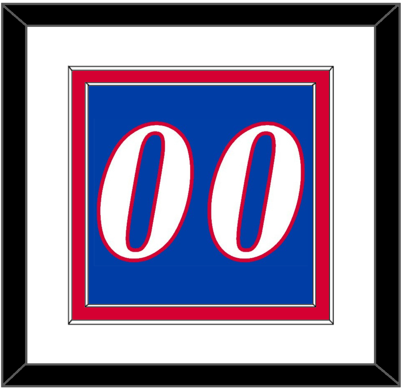 Philadelphia Number - Road Blue (2001-2006) - Signature Tier 1