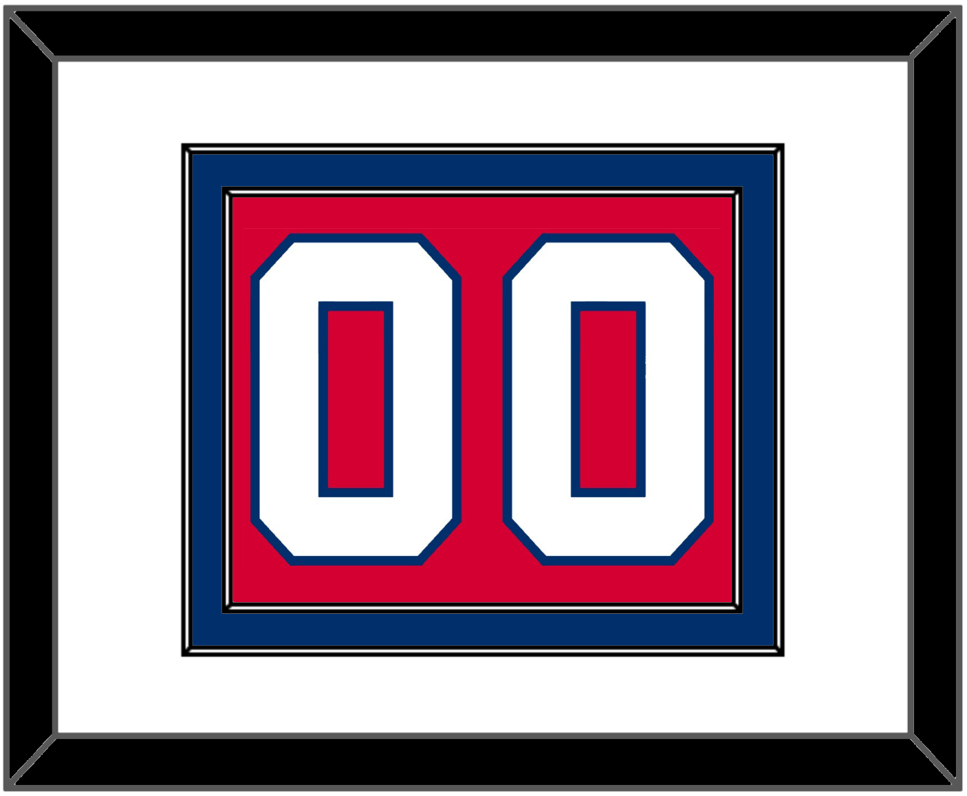 Philadelphia Number - Road Red (1978-1991) - Signature Tier 1