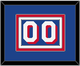 Philadelphia Number - Blue Icon - Triple Mat 2