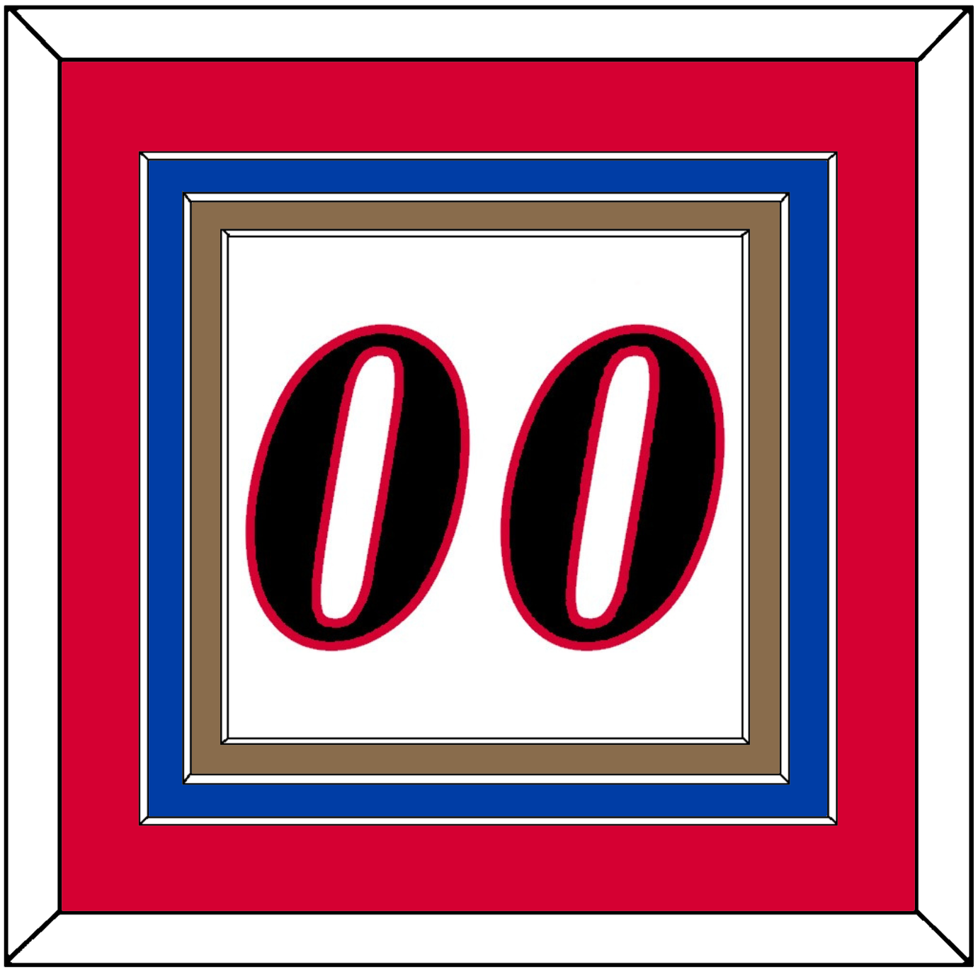 Philadelphia Number - Home White (1997-2009) - Premier Tier 2