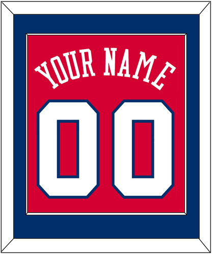 Philadelphia Name & Number - Road Red (1978-1991) - Essential Tier 2