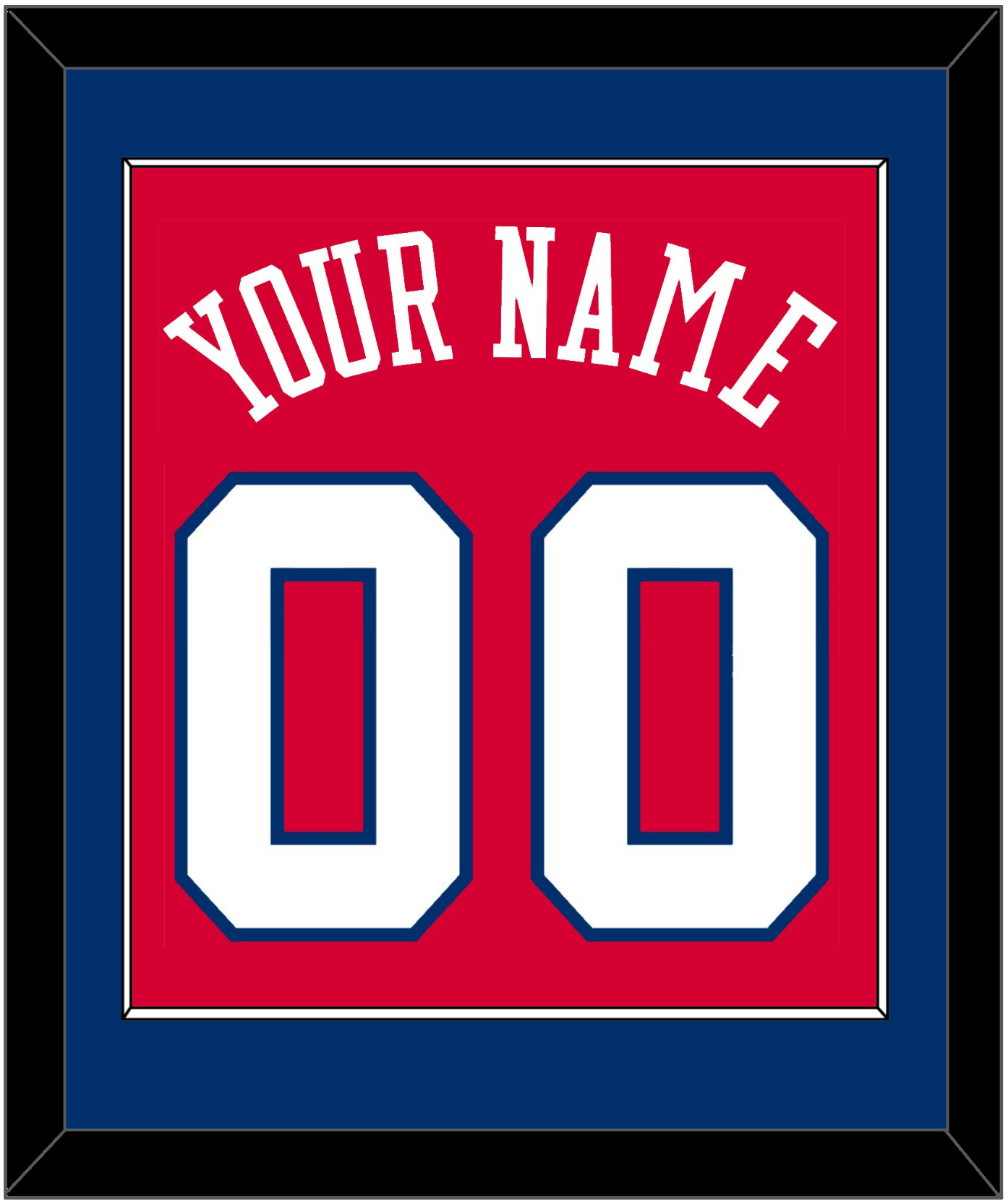 Philadelphia Name & Number - Road Red (1978-1991) - Essential Tier 2