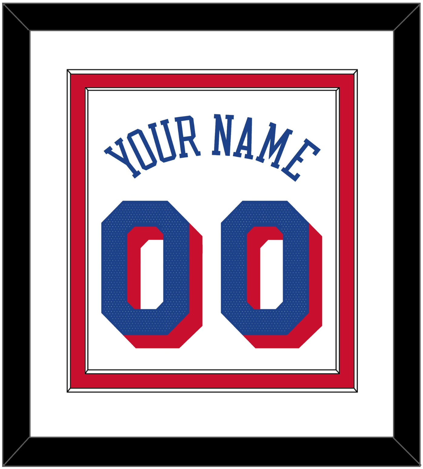 Philadelphia Name & Number - White Association - Signature Tier 2