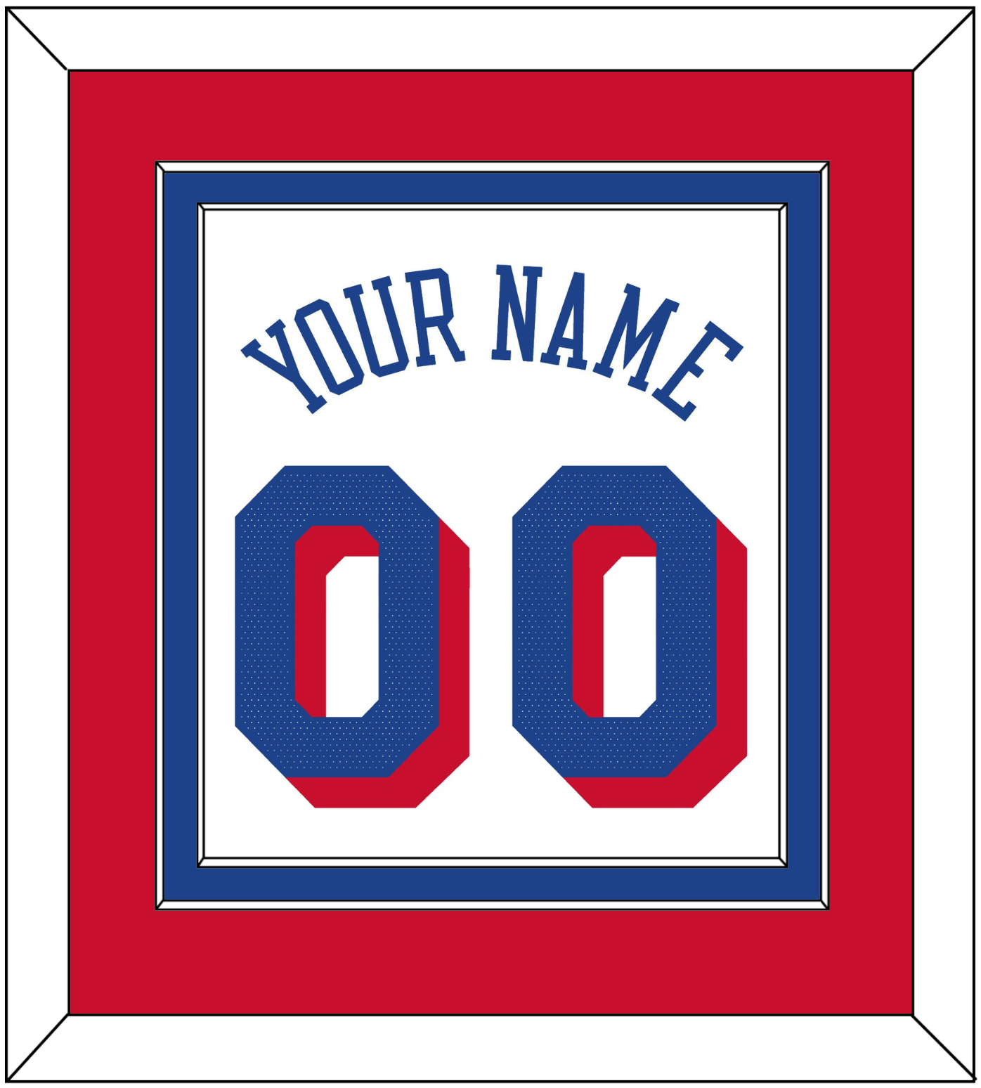 Philadelphia Name & Number - White Association - Signature Tier 4
