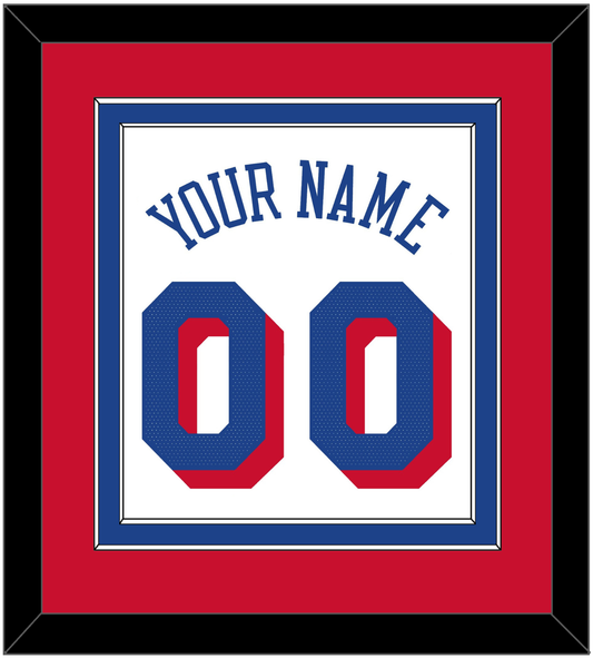 Philadelphia Name & Number - White Association - Signature Tier 4