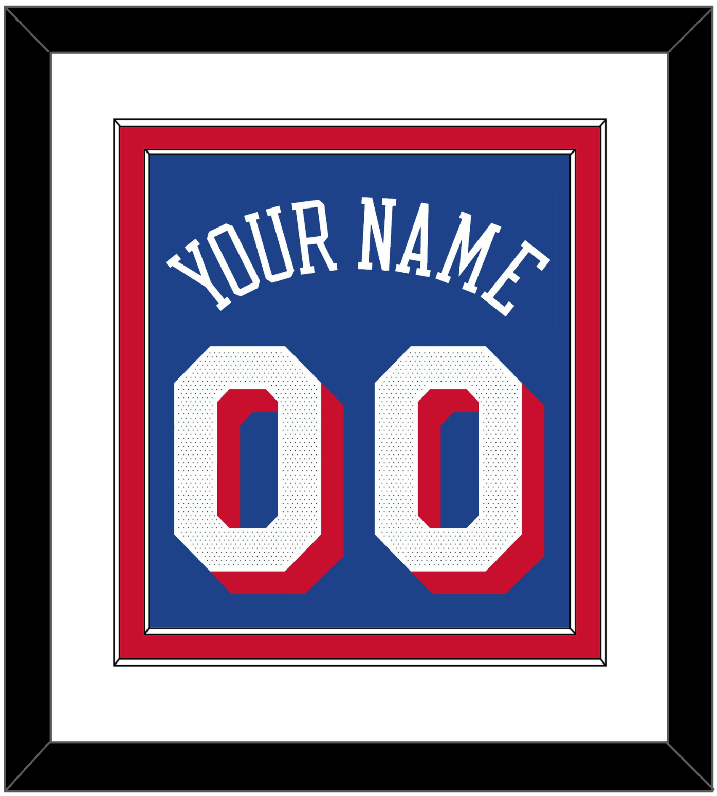Philadelphia Name & Number - Blue Icon - Signature Tier 1