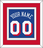 Philadelphia Name & Number - Blue Icon - Double Mat 2