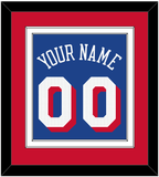 Philadelphia Name & Number - Blue Icon - Double Mat 2
