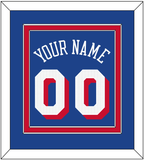 Philadelphia Name & Number - Blue Icon - Double Mat 3