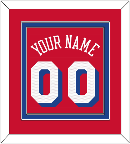 Philadelphia Name & Number - Red Statement - Signature Tier 3