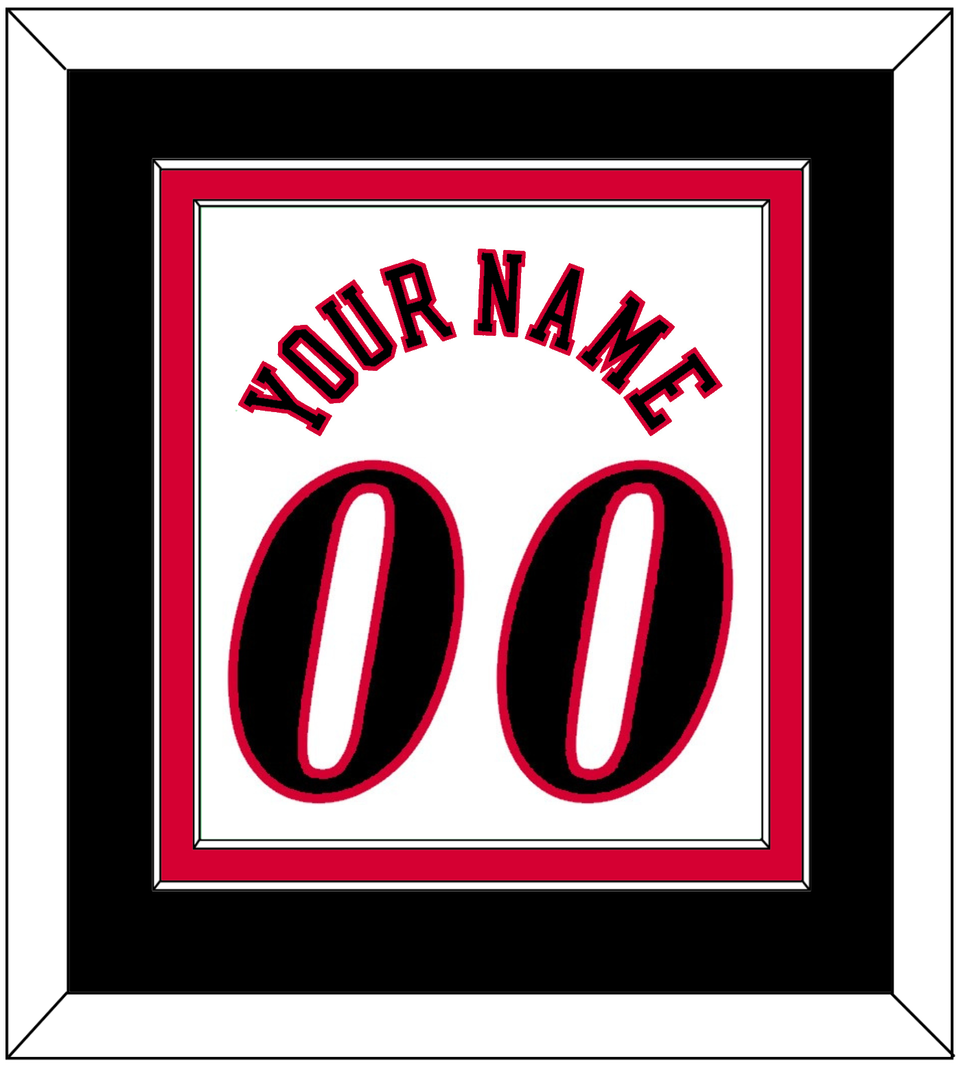 Philadelphia Name & Number - Home White (1997-2009) - Signature Tier 3