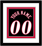 Philadelphia Name & Number - Road Black (1997-2009) - Double Mat 1