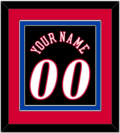 Philadelphia Name & Number - Road Black (1997-2009) - Signature Tier 2