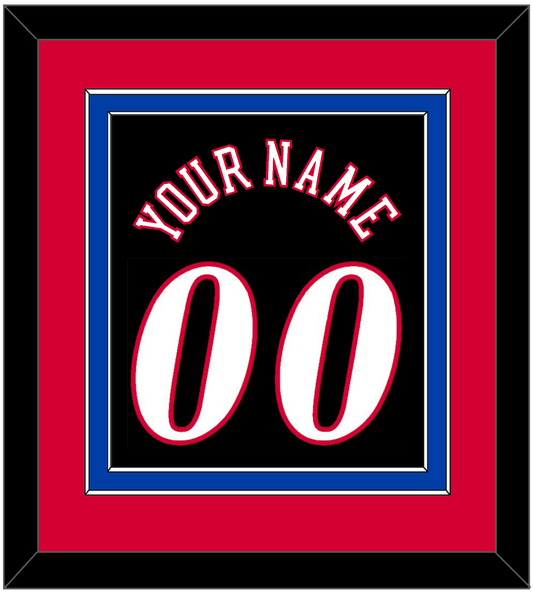 Philadelphia Name & Number - Road Black (1997-2009) - Signature Tier 2