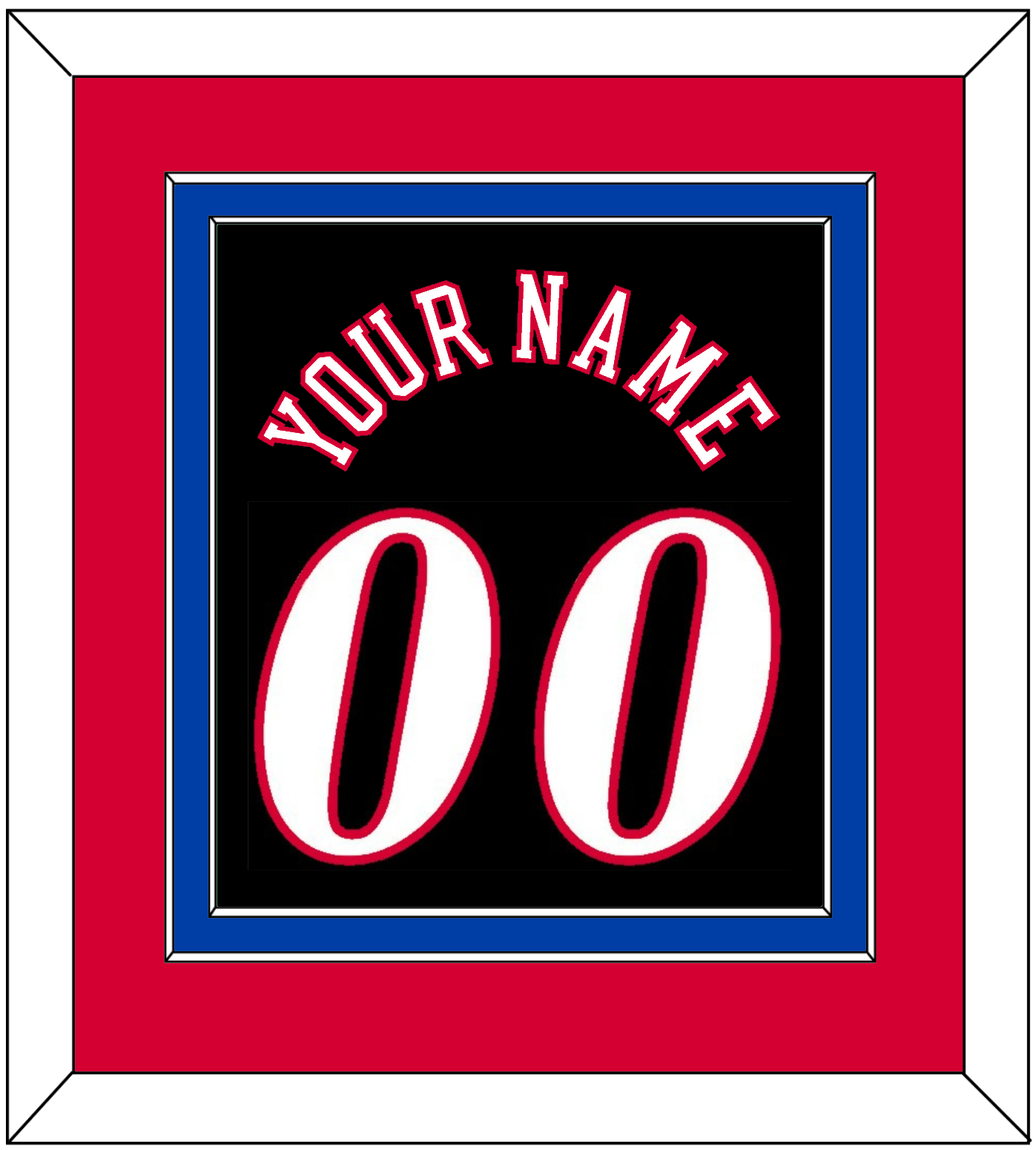 Philadelphia Name & Number - Road Black (1997-2009) - Signature Tier 2