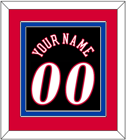 Philadelphia Name & Number - Road Black (1997-2009) - Signature Tier 2