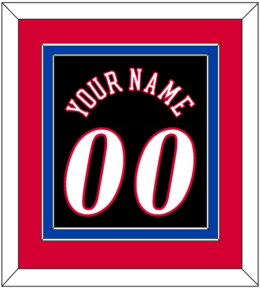 Philadelphia Name & Number - Road Black (1997-2009) - Signature Tier 2