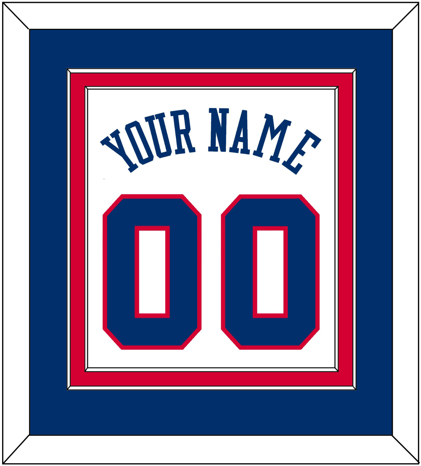 Philadelphia Name & Number - Home White (1978-1991) - Signature Tier 3