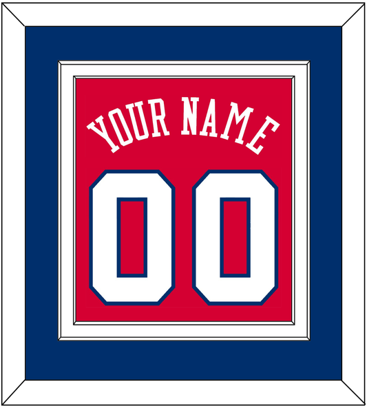 Philadelphia Name & Number - Road Red (1978-1991) - Signature Tier 3