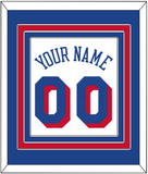 Philadelphia Name & Number - White Association - Triple Mat 2