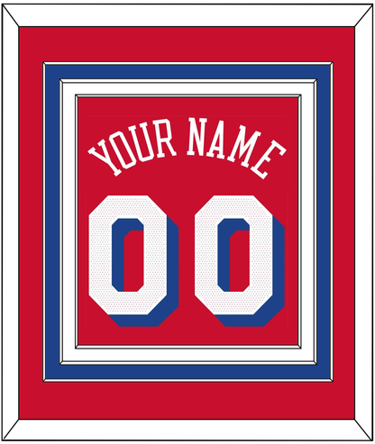 Philadelphia Name & Number - Red Statement - Premier Tier 2
