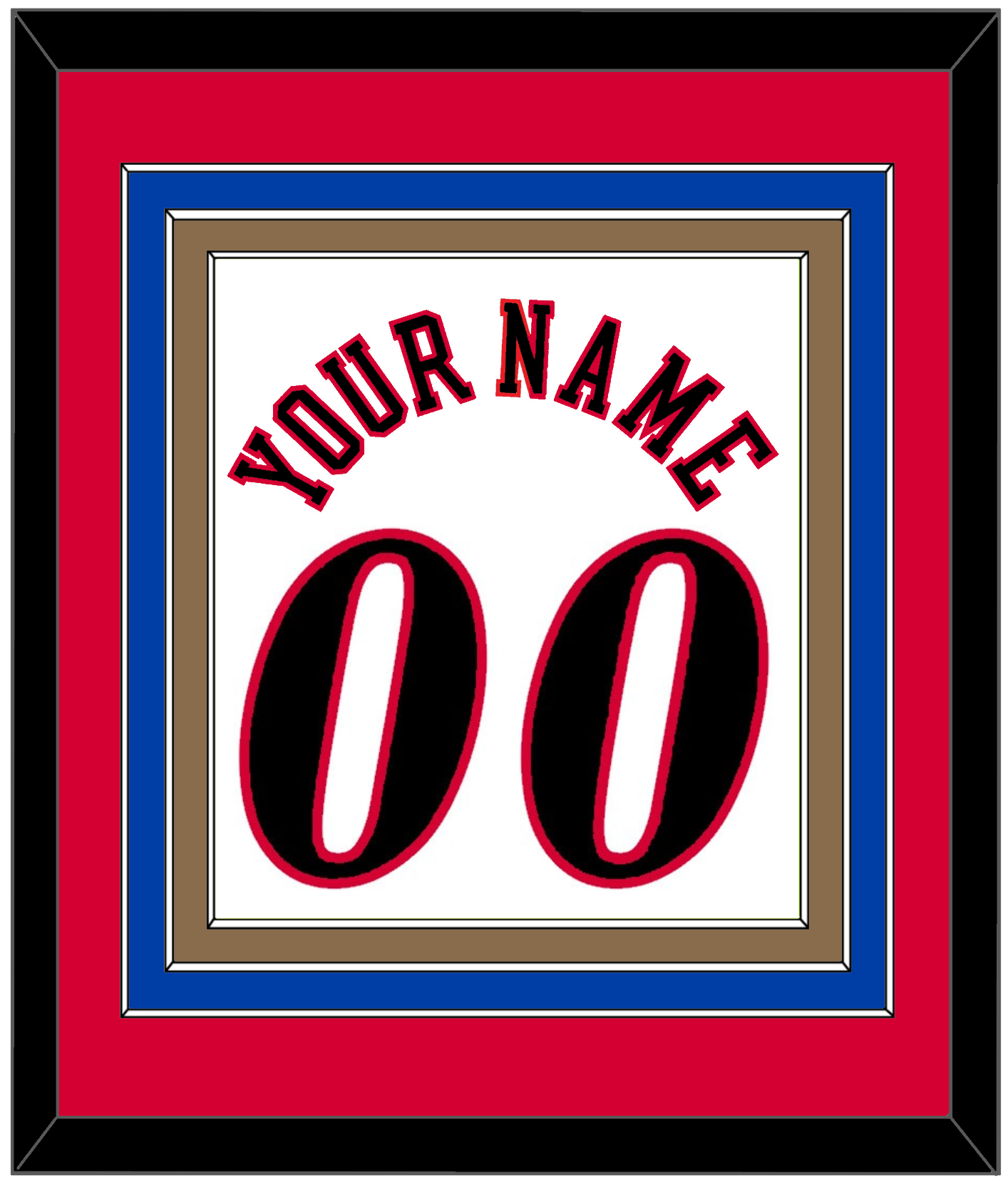 Philadelphia Name & Number - Home White (1997-2009) - Premier Tier 2