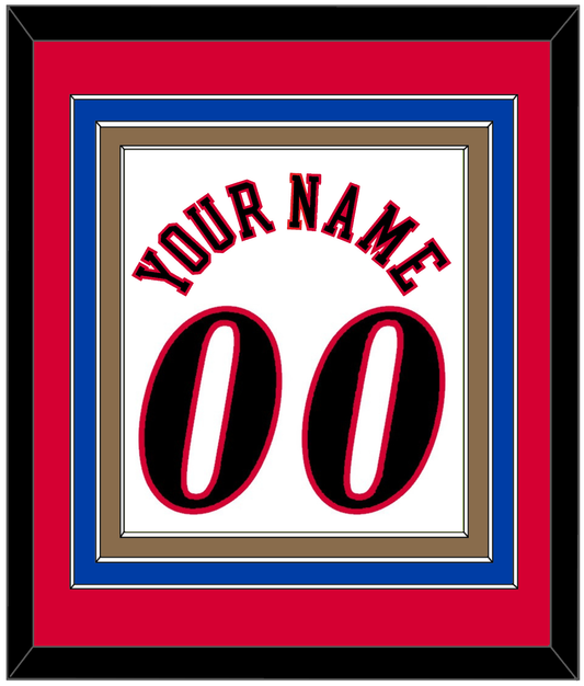 Philadelphia Name & Number - Home White (1997-2009) - Premier Tier 2