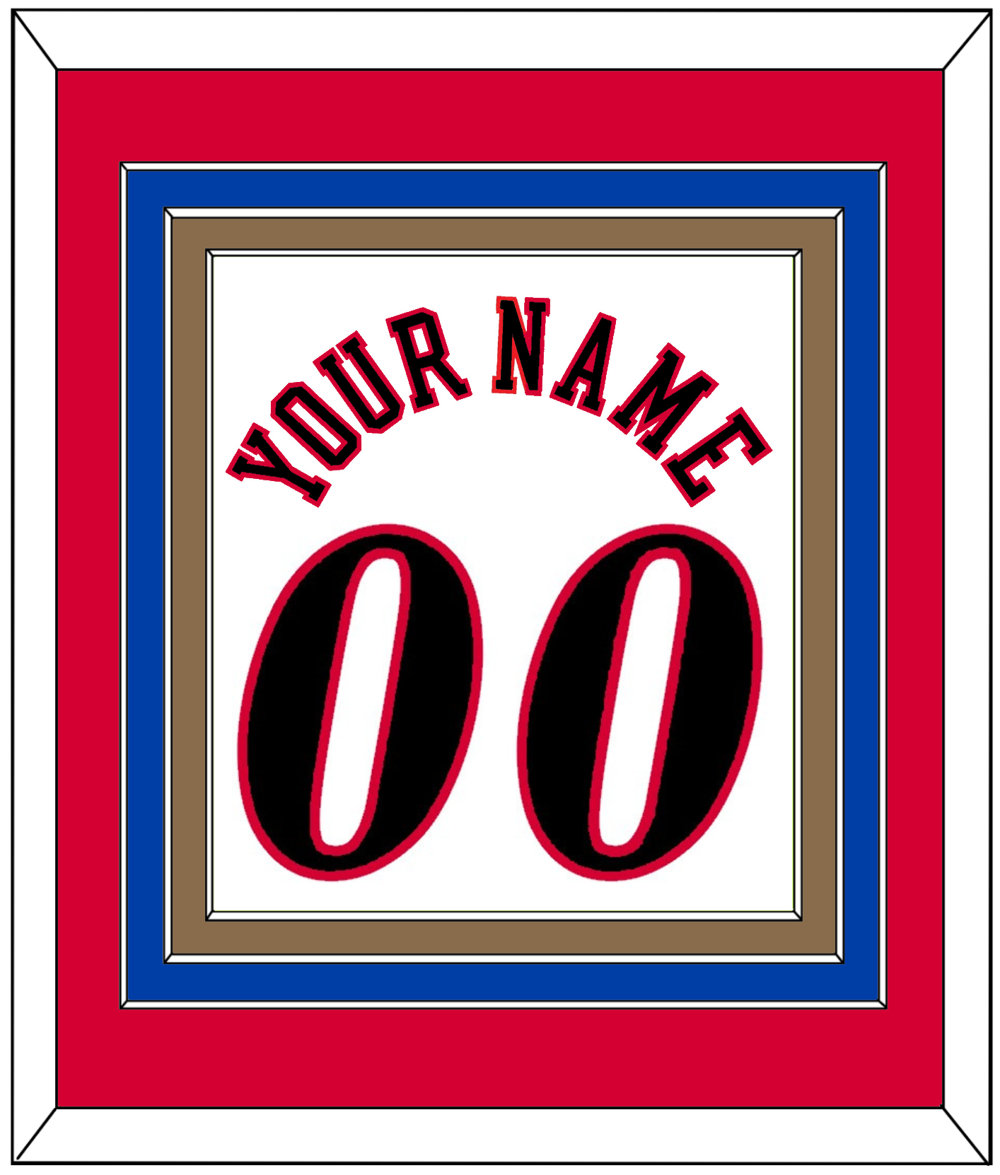 Philadelphia Name & Number - Home White (1997-2009) - Premier Tier 2
