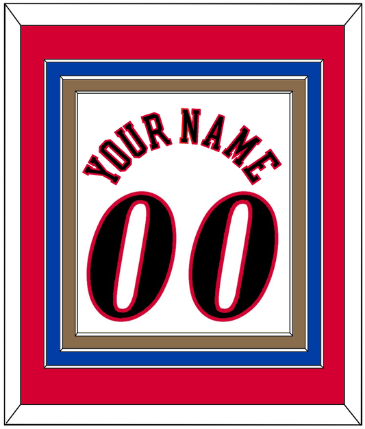 Philadelphia Name & Number - Home White (1997-2009) - Premier Tier 2