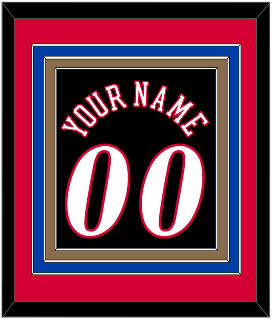 Philadelphia Name & Number - Road Black (1997-2009) - Premier Tier 2