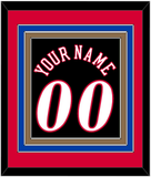 Philadelphia Name & Number - Road Black (1997-2009) - Triple Mat 2