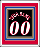 Philadelphia Name & Number - Road Black (1997-2009) - Triple Mat 2
