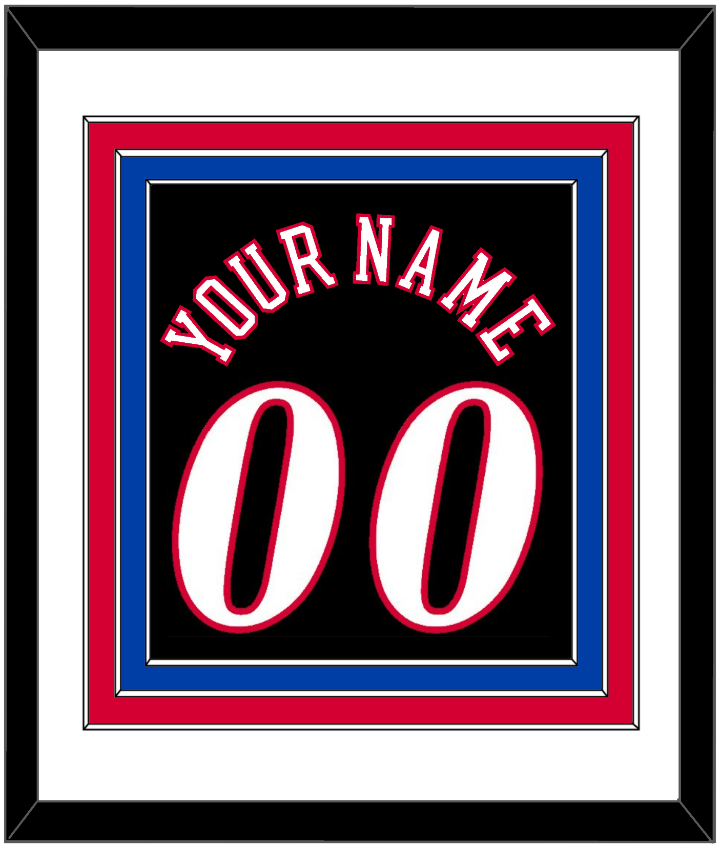 Philadelphia Name & Number - Road Black (1997-2009) - Premier Tier 1