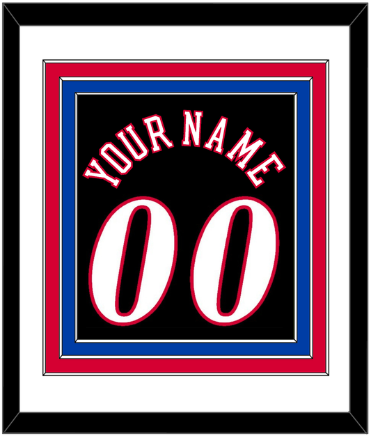 Philadelphia Name & Number - Road Black (1997-2009) - Premier Tier 1
