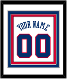 Philadelphia Name & Number - Home White (1978-1991) - Triple Mat 1