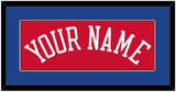 Philadelphia Name - Red Statement - Single Mat 2
